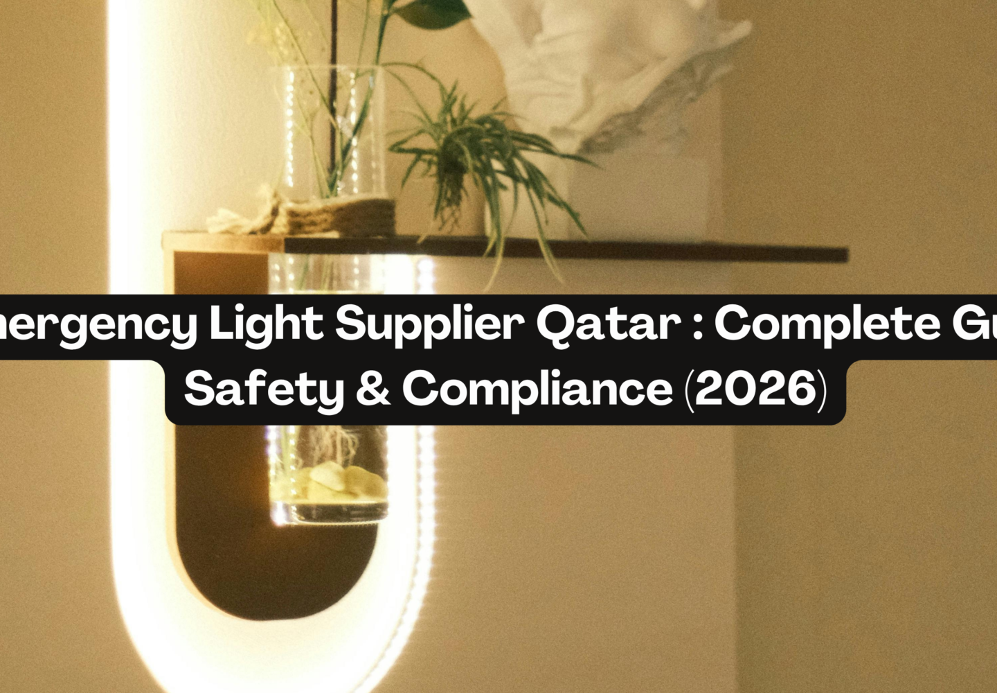 LED Emergency Light Supplier Qatar Complete Guide for Safety & Compliance (2026)