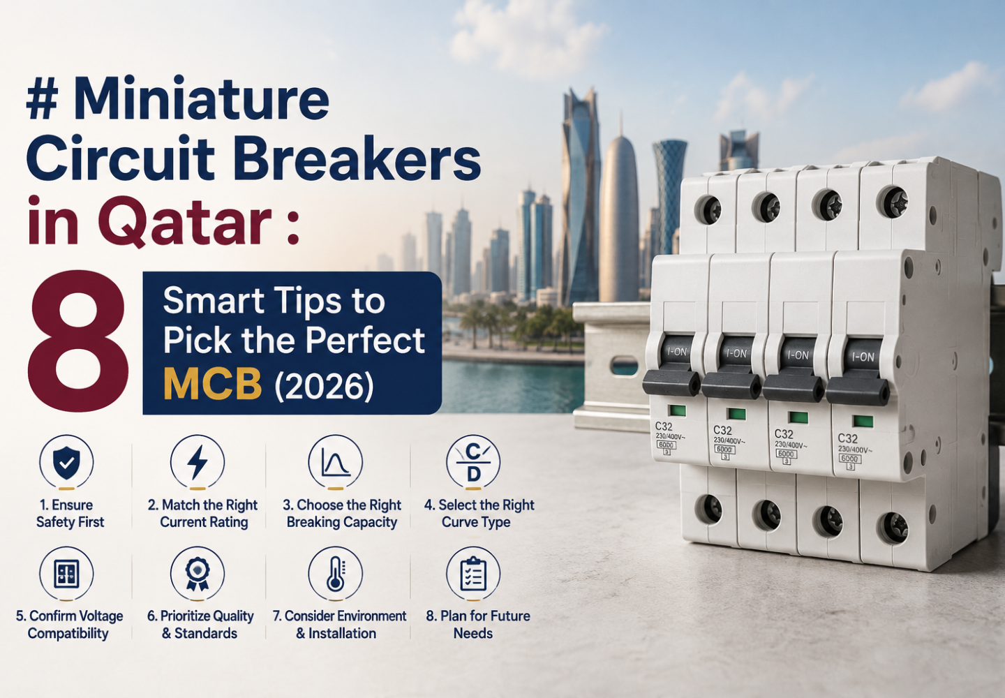 Miniature Circuit Breakers in Qatar 8 Smart Tips to Pick the Perfect MCB (2026)
