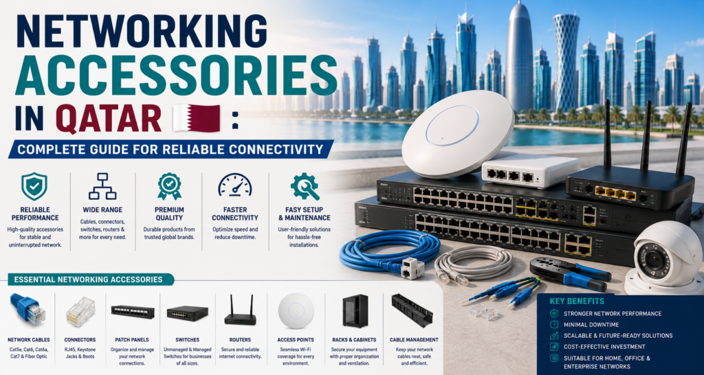 Networking Accessories In Qatar : Complete Guide For Reliable Connectivity
